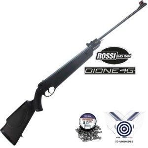 Carabina de Press&atilde;o Nova Dione 4&deg; 5,5mm G&aacute;s Ram 55kg