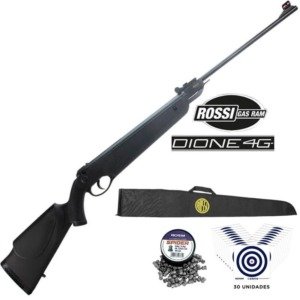 Carabina de Press&atilde;o Nova Dione 4&deg; 5,5mm G&aacute;s Ram 55kg