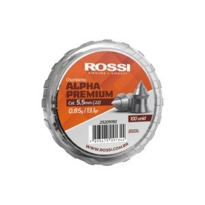Chumbinho Rossi Alpha Premium 5,5 mm100un