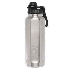 Garrafa T&eacute;rmica Wolf Attack Hex 1000 - Inox