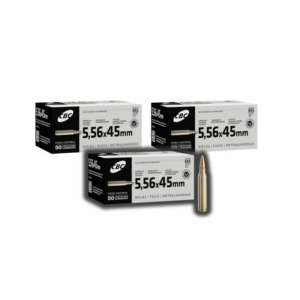 Muni&ccedil;&atilde;o CBC 5.56x45 Comum M193 55GR - CX 150un - 3 Caixas