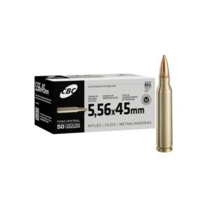 Munição CBC 5.56x45 Comum Treina 55GR - CX 50un