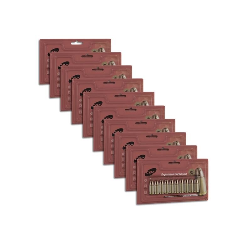 Munição CBC 9mm Luger EXPO 115gr  Blister Cartela - 100un