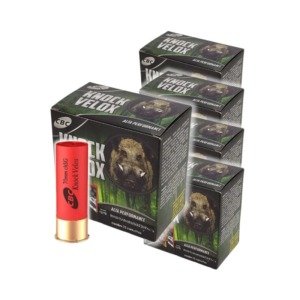 Muni&ccedil;&atilde;o CBC Calibre 12 C&acirc;mara 70mm Chumbo SG -  KNOCK VELOX - 125UN