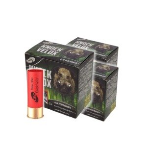 Muni&ccedil;&atilde;o CBC Calibre 12 C&acirc;mara 70mm Chumbo SG -  KNOCK VELOX - 75UN