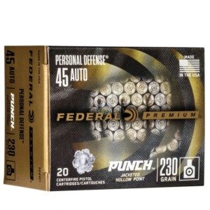 Muni&ccedil;&atilde;o Federal .45 AUTO Punch JHP 230gr