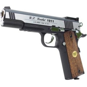 PISTOLA DE PRESS&Atilde;O ROSSI 1911 SPECIAL COMBAT 4.5 SLIDE METAL CO2