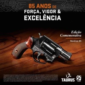Rev&oacute;lver Taurus RT 85 Calibre .38 SPL  - Edi&ccedil;&atilde;o 85 Anos Limitada