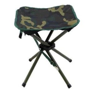 Banqueta Stool NTK dobr&aacute;vel e suporta at&eacute; 80kg Camuflado