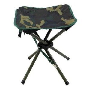 Banqueta Stool NTK dobr&aacute;vel e suporta at&eacute; 80kg Camuflado