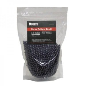 BB Bravo 0,36g 6mm - 2500un