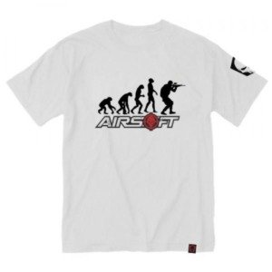 Camiseta Estampada Evolu&ccedil;&atilde;o do Airsoft