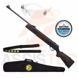 Carabina De Press&atilde;o Hatsan HT80 Gas Ram 60kg Vortex 5.5mm Com Capa
