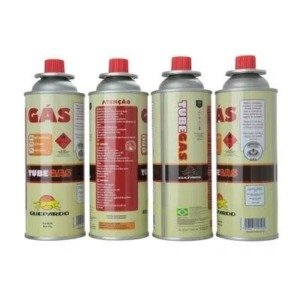 Cartucho Tube G&aacute;s Guepardo kit com 4 unidades para fogareiro