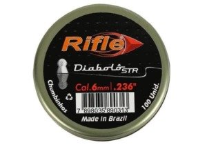 Chumbinho Rifle Diabol&ocirc; STR 6.0mm 100un