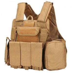 Colete T&aacute;tico Emerson Gear Ciras - Tan