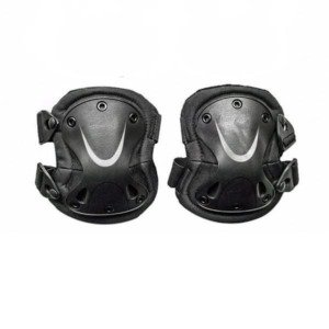 Joelheira Airsoft T&aacute;tica - Preta