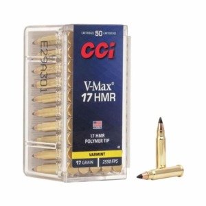 Muni&ccedil;&atilde;o CCI .17 HMR 17GR V-MAX - 50un