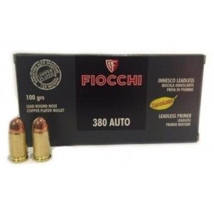 MUNI&Ccedil;&Atilde;O FIOCCHI .380 AUTO LL RNCP 100GR - CAIXA 50UN.
