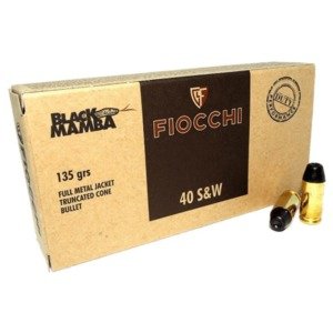 Muni&ccedil;&atilde;o Fiocchi Cal 40 SW FMJTC Black Mamba 135GR CX 50