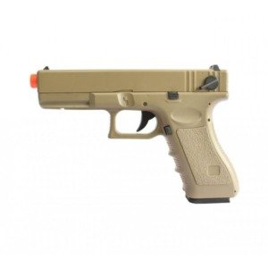 Pistola Airsoft CM30 Glock Semi-metal Tan - AEP